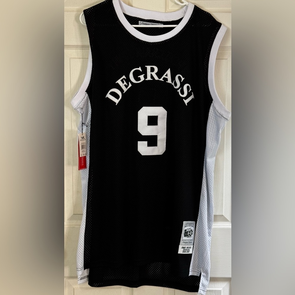 Degrassi, wheelchair Jimmy basketball  jersey
